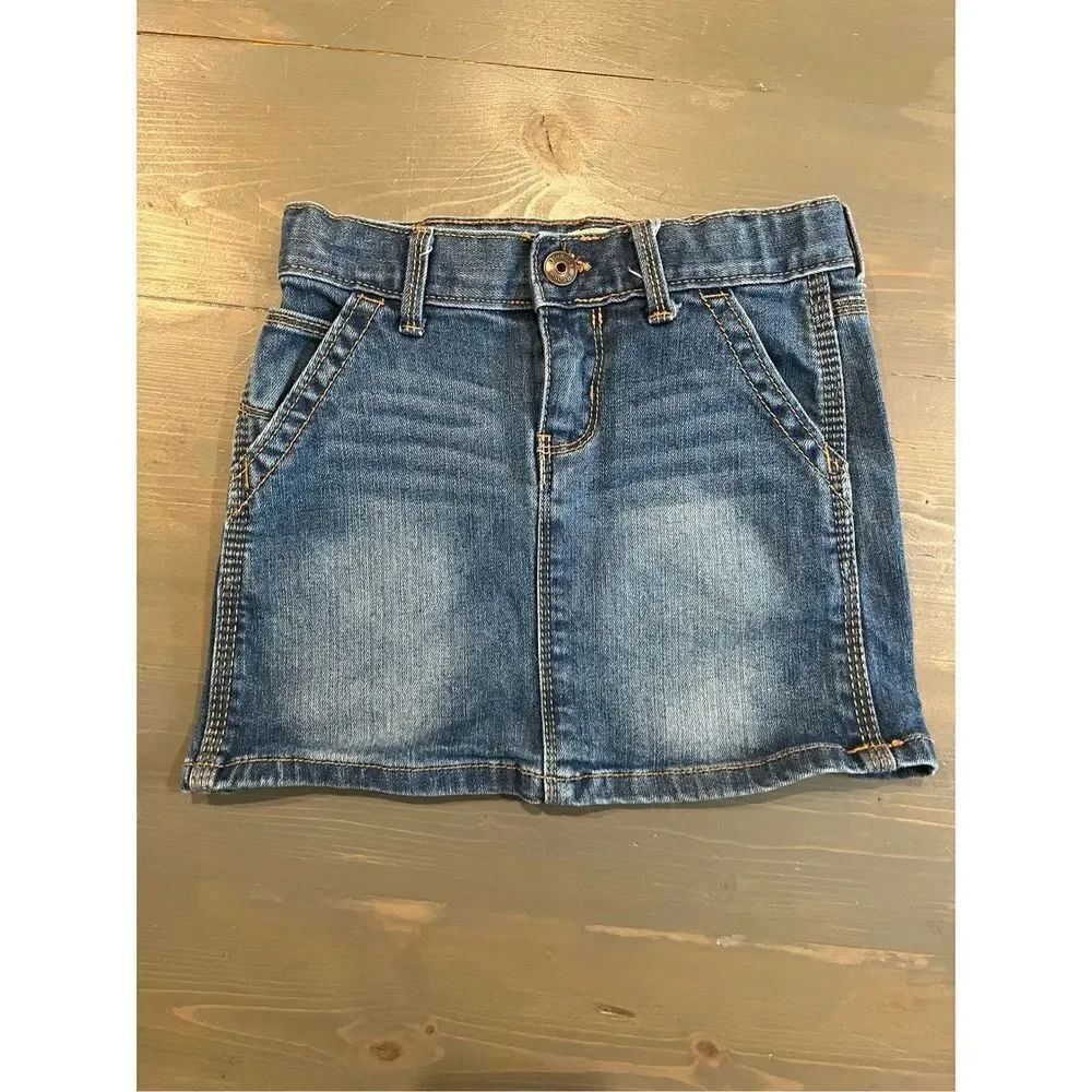 OshKosh Bgosh Girls Denim Skirt Size